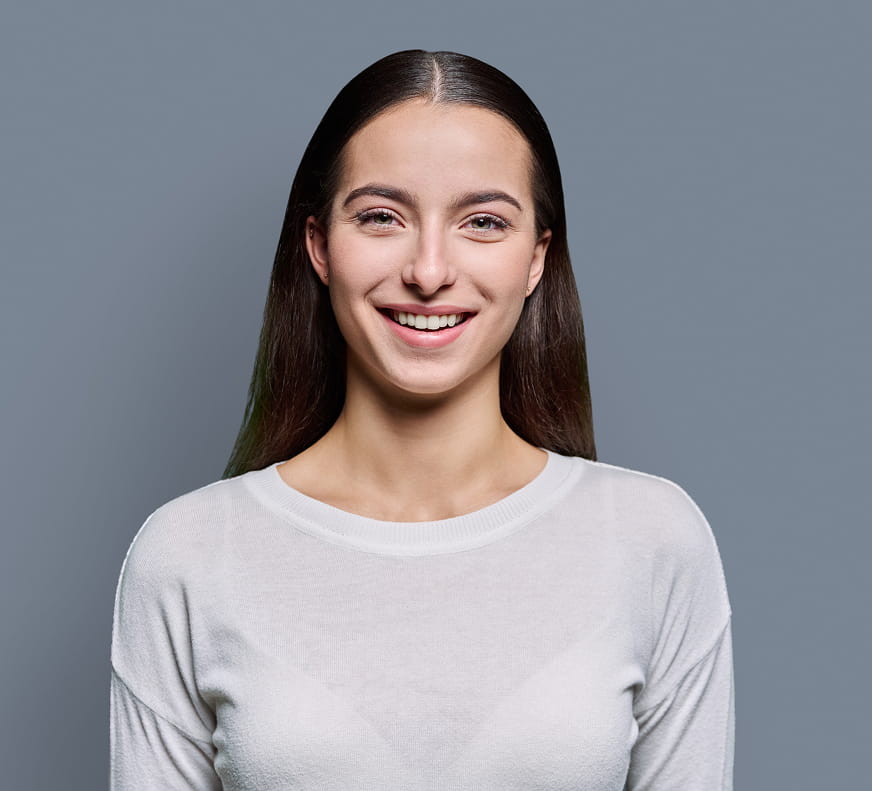 smiling teen girl